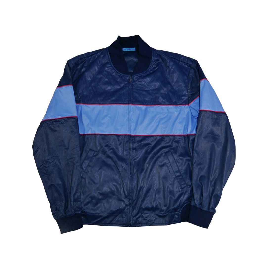 Vintage Miyake Design Studio X Wacoal Bomber Jacket (Category: Coats, Jackets and Outerwear) located in Quezon City. Submitted by jwinprince (Listing ID 1460501604, Image 1). Description: Vintage Miyake Design Studio X Wacoal Bomber Jacket Size: M Length: 26.5 Width: 20 A collaboration piece reflecting the intersection of Miyake Design Studio’s structured minimalism and Wacoal’s branded sportswear identity, typical of late 1980s–1990s Japanese de