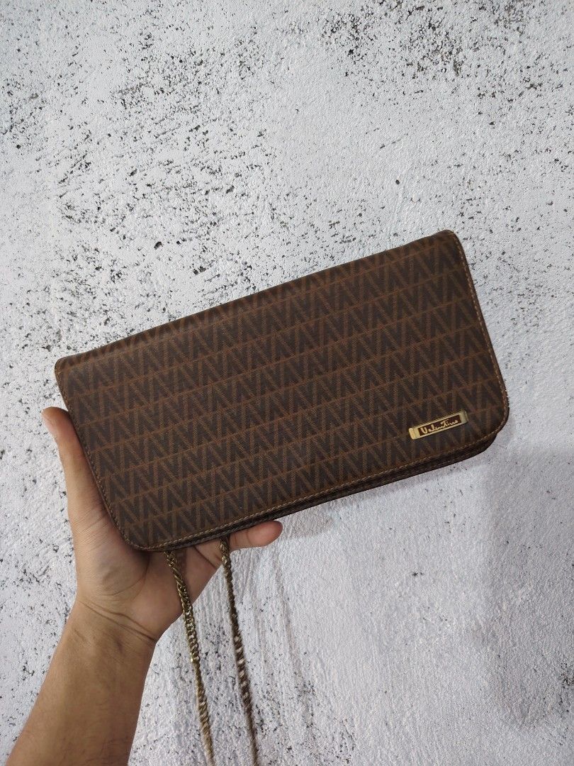 Vintage valentino monogram long wallet sling (Category: Luxury Bags & Wallets) located in Taguig. Submitted by castofffinds (Listing ID 1460354174, Image 2). Description: See pics for details outer part nya malinis naman sa loob lang may konting issue.