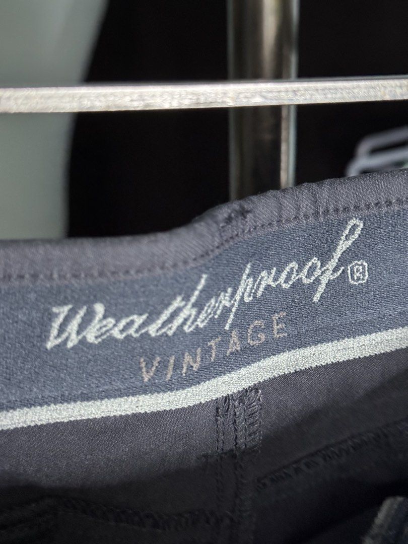 weatherproof vintage navy blue slacks (Category: Trousers) located in Quezon City. Submitted by yonasthingz (Listing ID 1460378912, Image 3). Description: weatherproof vintage navy blue slacks - P1500 - waist: 38 - never used, brand new w tag - rfs: does not fit loc: qc, new manila mop: gcash, bank transfer mod: jnt or sdd (sf/df to be shouldered by buyer) dm for inquiries!.