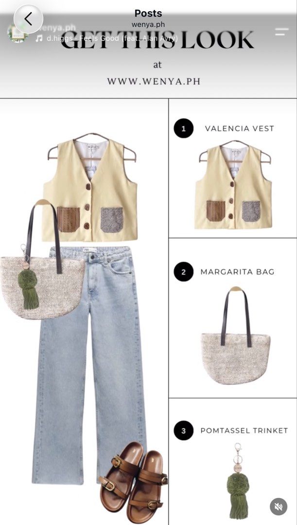 Wenya Valencia Vest (Category: Blouses) located in Marikina City. Submitted by nicasandoval (Listing ID 1460365346, Image 3). Description: used once only brand - wenya (local brand) original price - 2,850.