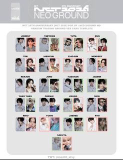 NCT@XYZ Pop-up in Tokyo Entrance Gift, Toys & Collectibles, Fan