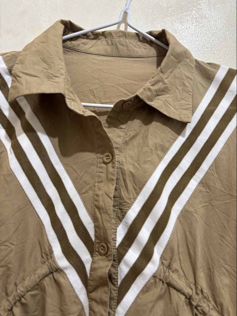 XL| Khaki Polo Dress (Category: Dresses) located in Bacoor. Submitted by happyfinds_091223 (Listing ID 1460384319, Image 2). Description: 📍Bacoor, Cavite Can ship via J&T express ✨Please visit my listings for more dresses, blouses, tops, and branded pants. 😊.