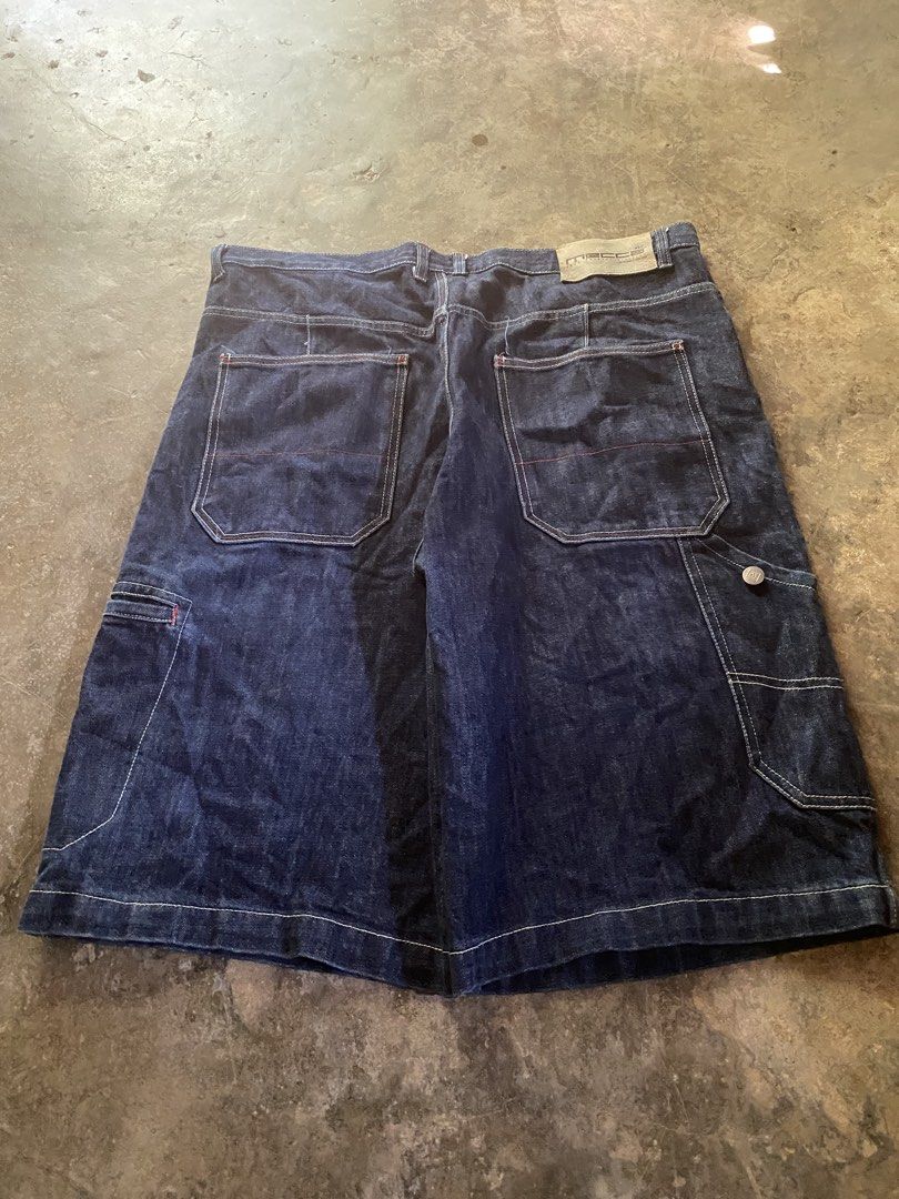 y2k meccadnm jorts (Category: Shorts) located in Caloocan City. Submitted by remythrift (Listing ID 1460385655, Image 1). Description: waist-36 length-26.
