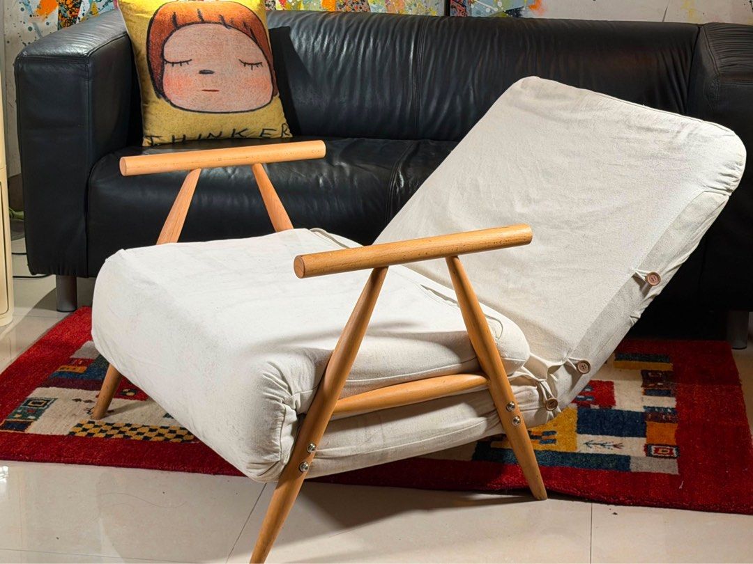 Yamazen Lounge Sofa Bed (Category: Sofas) located in Bulacan. Submitted by rock_off.thriftshop.ph (Listing ID 1460323800, Image 2). Description: .