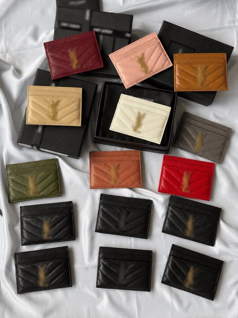Y$L MONOGRAM CARD HOLDER ✨ (Category: Wallets & Card holders) located in Manila. Submitted by _not.raqs (Listing ID 1460419587, Image 1). Description: -Colors Available: Classic Black, Beige, Tan, Off-White, Grey, Olive Green, Blush Pink, Burgundy, & Bright Red -Hardware: Gold & Silver and matte black -Inclusions: Box Perfect for everyday use or gifting.🤍 .