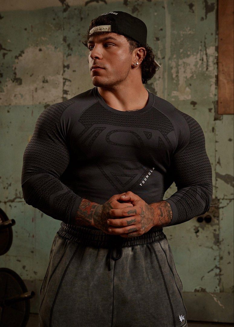 YoungLA Superman Compression Longsleeves Large (Category: Activewear) located in Quezon City. Submitted by roneedv (Listing ID 1460499757, Image 1). Description: Follow us on Instagram: @jachumolina Ready to ship💯 100% Authentic and Brandnew🇺🇸 Open for Video Call Can send Videos or Actual Pictures Same-day delivery via Lalamove or Pick-up Nationwide shipping via J&T .