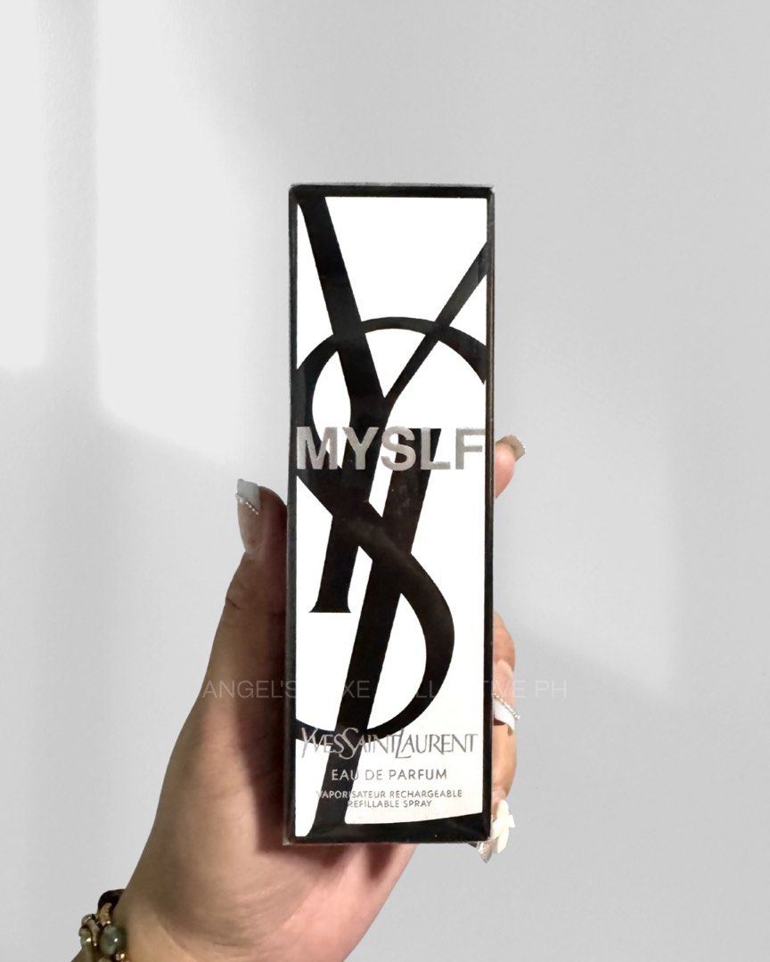 Yves Saint Laurent MYSLF Eau de Parfum (Category: Fragrance & Deodorants) located in Pasig City. Submitted by lykaloves (Listing ID 1460305658, Image 1). Description: - Yves Saint Laurent MYSLF Eau de Parfum 60ml - Refillable spray bottle - Comes in original packaging.