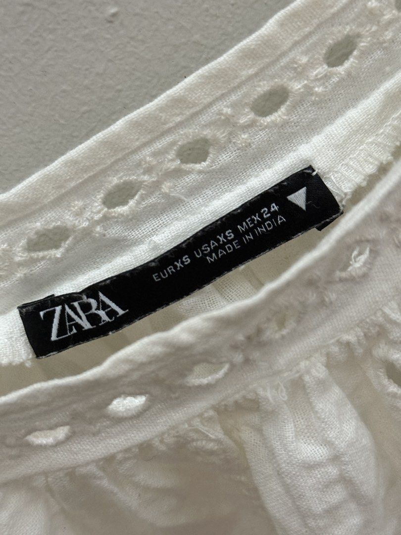 Zara Cream Eyelet Cotton (Category: Sleeveless) located in Cainta. Submitted by chaspreloved (Listing ID 1460332879, Image 3). Description: .