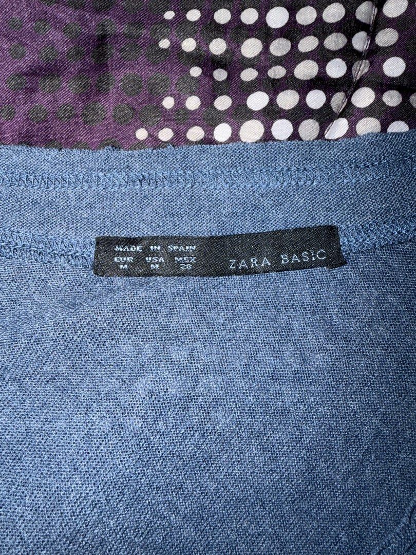 Zara dark blue gray top medium (Category: Shirts) located in Taytay. Submitted by juliaddaa (Listing ID 1460410684, Image 2). Description: .