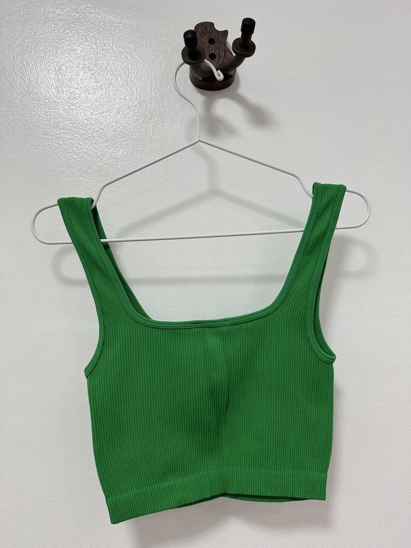 Zara Green Tank Top (Category: Sleeveless) located in Paranaque City. Submitted by kokoclosets (Listing ID 1460484750, Image 2). Description: Never used!.