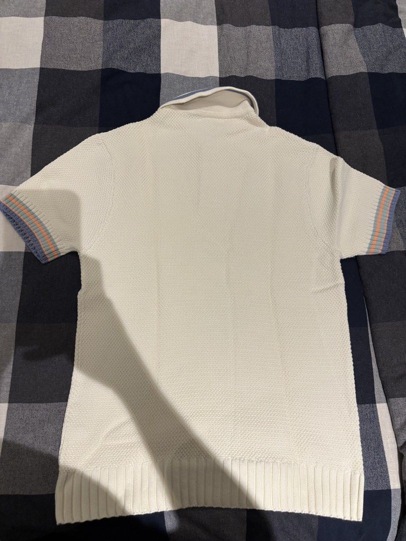 Zara knitted polo shirt (Category: Tshirts & Polo Shirts ) located in Manila. Submitted by john_5_lao (Listing ID 1460346367, Image 2). Description: Zara Knitted Polo Shirt Cream Size: L barely used excellent condition pickup or delivery via lalamove Location: Quezon City feel free to pm.