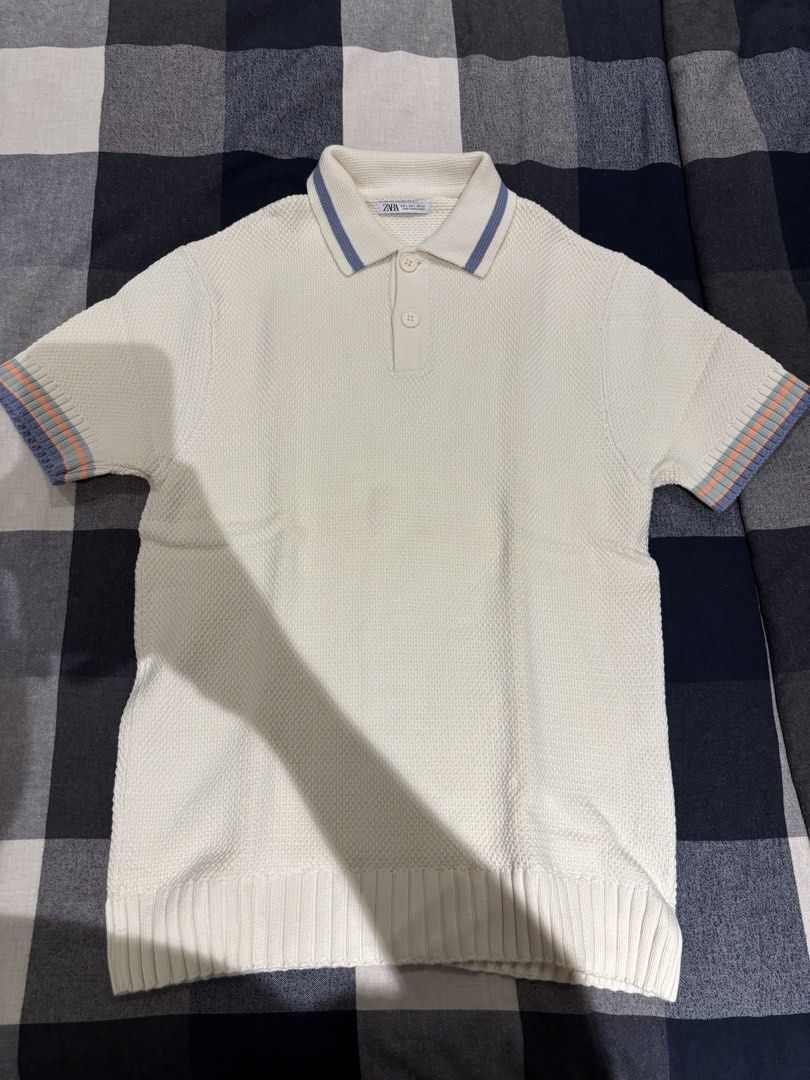 Zara knitted polo shirt (Category: Tshirts & Polo Shirts ) located in Manila. Submitted by john_5_lao (Listing ID 1460346367, Image 1). Description: Zara Knitted Polo Shirt Cream Size: L barely used excellent condition pickup or delivery via lalamove Location: Quezon City feel free to pm.