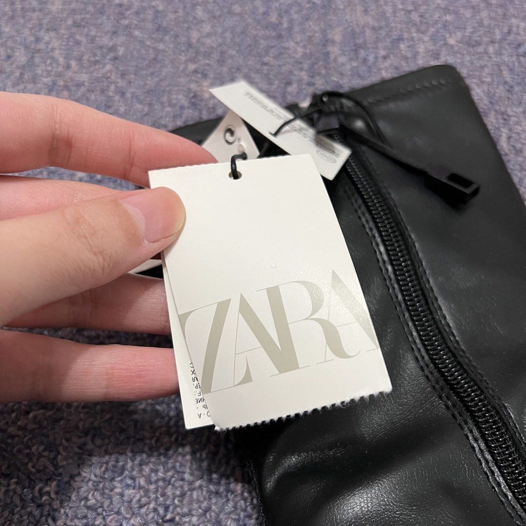 Zara Leather Boots (Category: Boots) located in Las Pinas. Submitted by bangtanbey (Listing ID 1460434476, Image 2). Description: BRAND NEW WITH TAG (bought from Zara online app) ORIGINAL PRICE: 2995.00 Never worn, never used RFS: impulse buy.