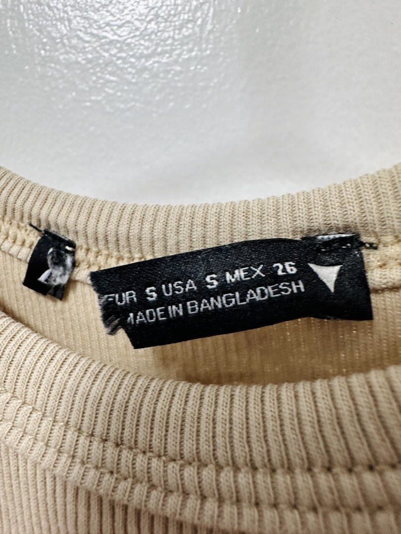 Zara Nude Tank Top (Category: Sleeveless) located in Paranaque City. Submitted by kokoclosets (Listing ID 1460476353, Image 3). Description: Barely used!.