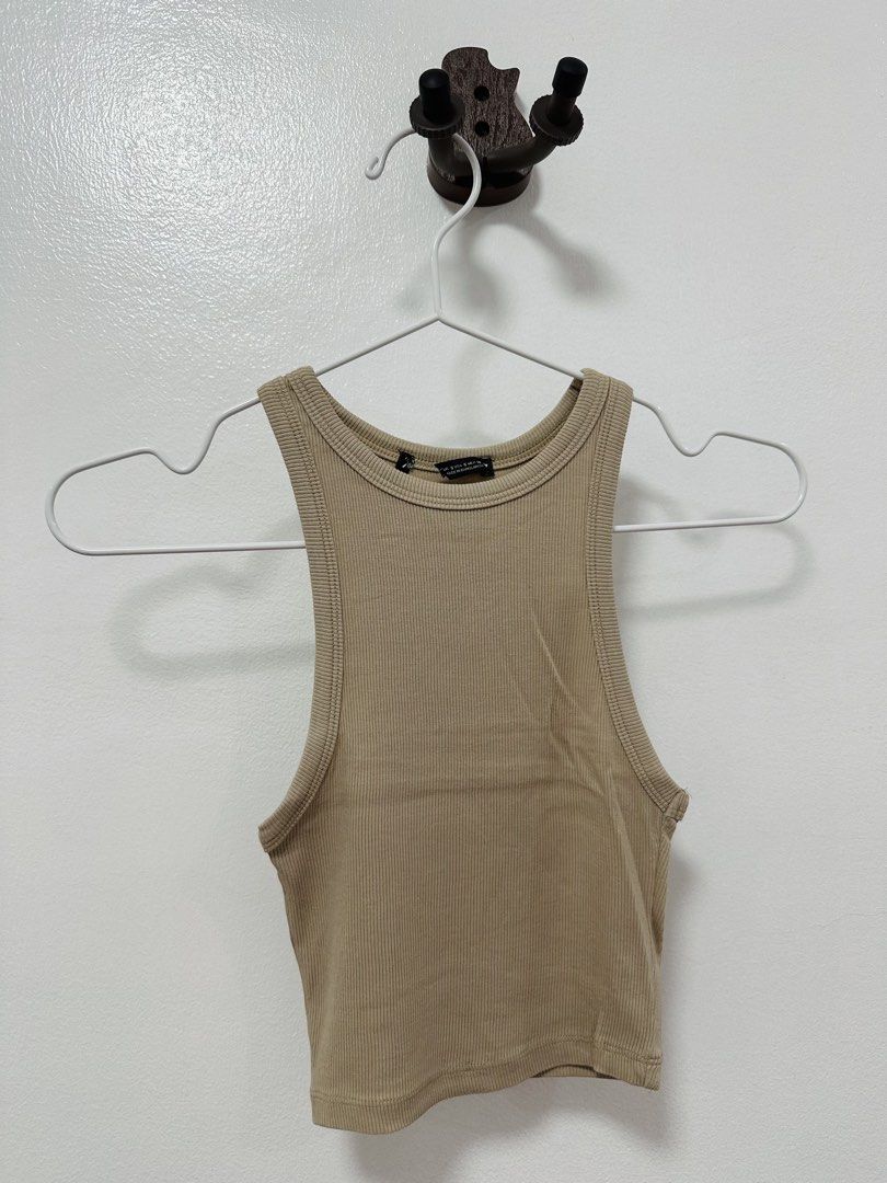 Zara Nude Tank Top (Category: Sleeveless) located in Paranaque City. Submitted by kokoclosets (Listing ID 1460476353, Image 1). Description: Barely used!.