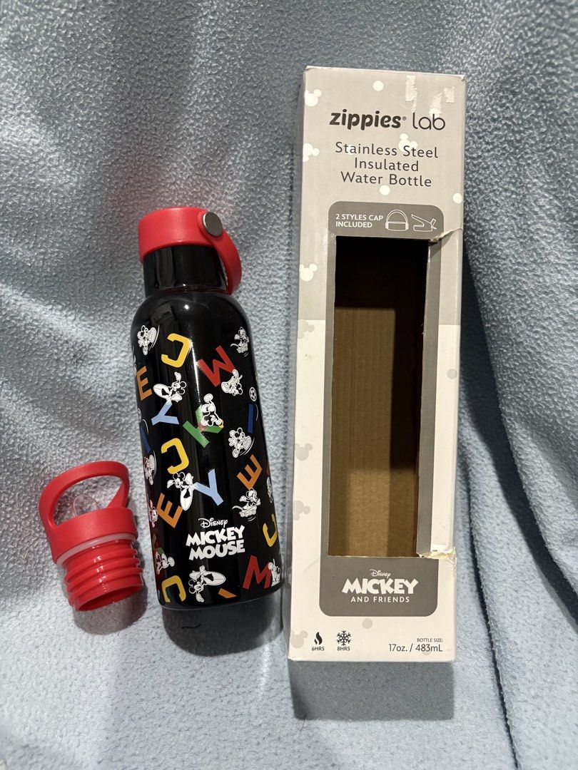 Zippes Mickey Mouse Water Bottle (Category: Water Bottles & Tumblers) located in Quezon City. Submitted by lai.espina (Listing ID 1460462743, Image 1). Description: .