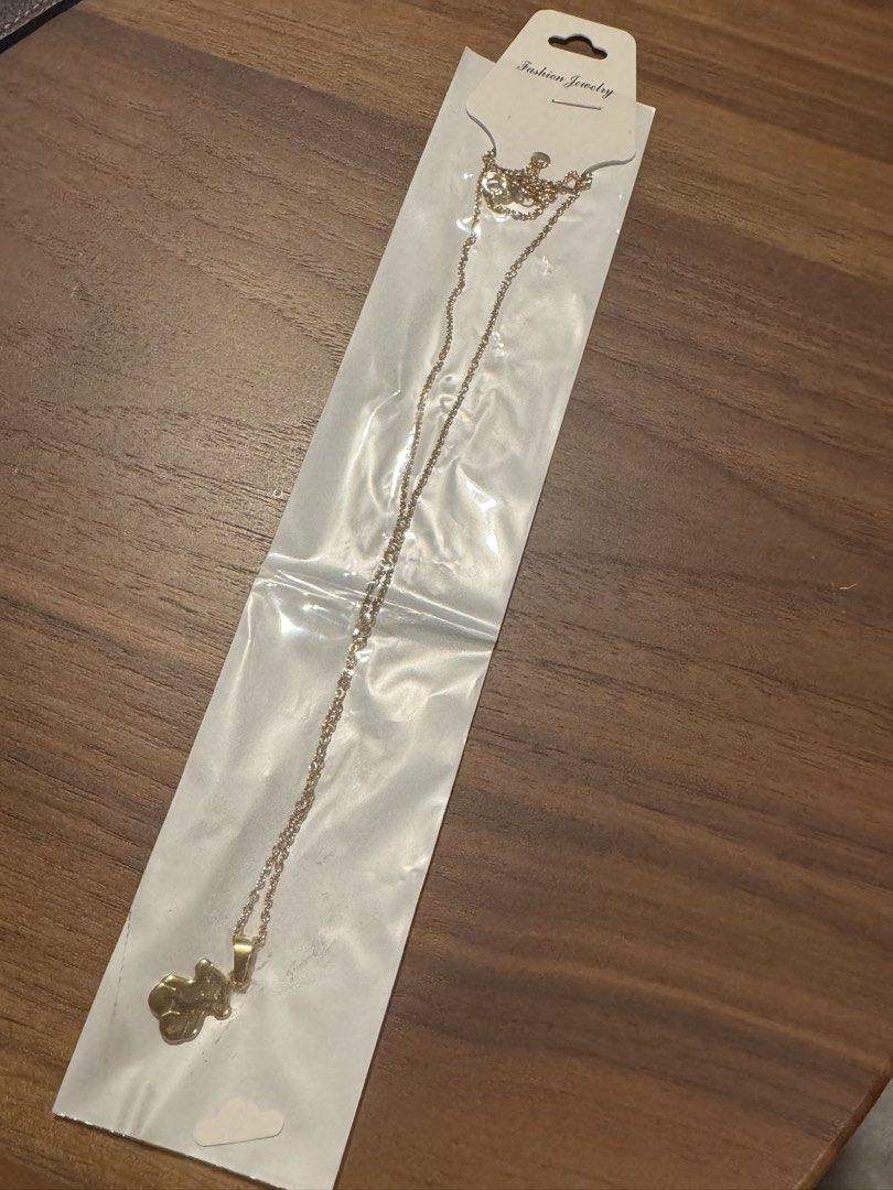 [100 EACH] stainless necklace gold bear (Category: Other Accessories) located in Manila. Submitted by de_clutterph (Listing ID 1460649707, Image 1). Description: .