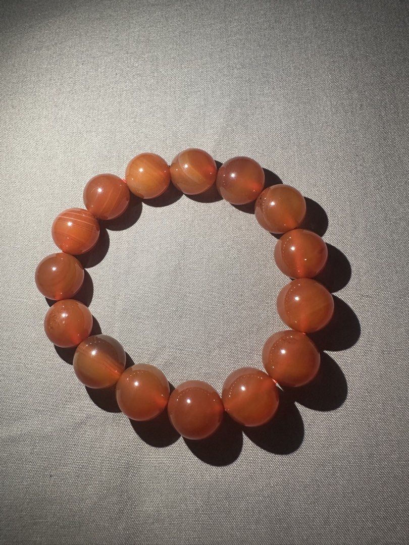 12mm carnelian 14cm wrist size (Category: Bracelets) located in Quezon City. Submitted by _shopsnatched88 (Listing ID 1460641265, Image 2). Description: 12mm bead size 14cm wrist size (xs) very nice in actual, heavy store bought .