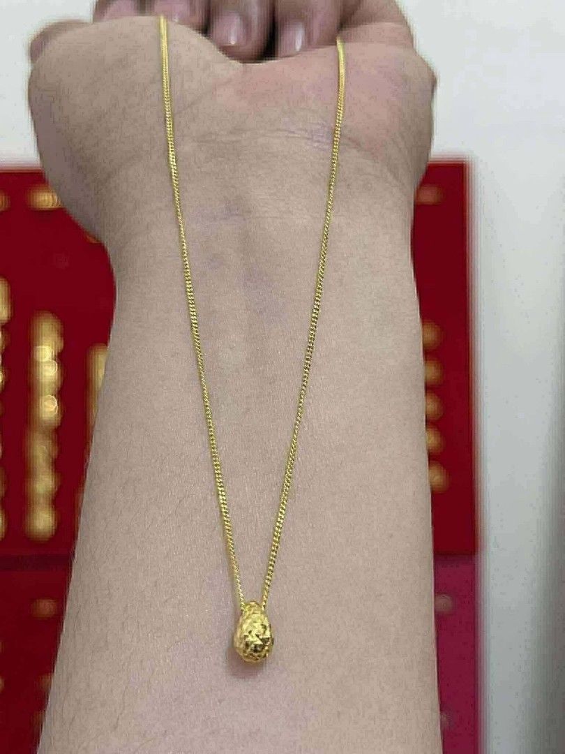 18K Saudi Gold Solid Diacut Teardrop Pendant (Category: Necklaces) located in Caloocan City. Submitted by cheskhaionlinestore2.0 (Listing ID 1460531922, Image 2). Description: 18K Pure Saudi Gold ✨Solid Diacut Teardrop DANCING CHAIN- ₱4300 only 📌 TAUCO CHAIN- ₱4300 only 📌 ROPE CHAIN- ₱6150 only 📌 FOXTAIL CHAIN- ₱6350 only 📌 FIGARO CHAIN- ₱7150 only 📌 PAPERCLIP CHAIN- ₱6800 only 📌 CADENA CHAIN- ₱6800 only 📌 MICRO CHAIN- ₱6000 only 📌 🍒 Paw