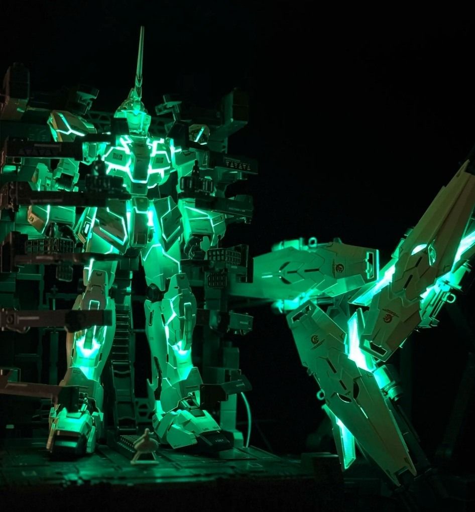 2201 MGEX Unicorn with LED (Category: Gundam & Model Kits) located in Santa Maria. Submitted by njvnnt (Listing ID 1460709530, Image 1). Description: - Awesome Gundam Unicorn model kit - Features LEDs for a cool glow in the dark - Highly detailed design - Perfect for any Gundam fan - sealed runners.