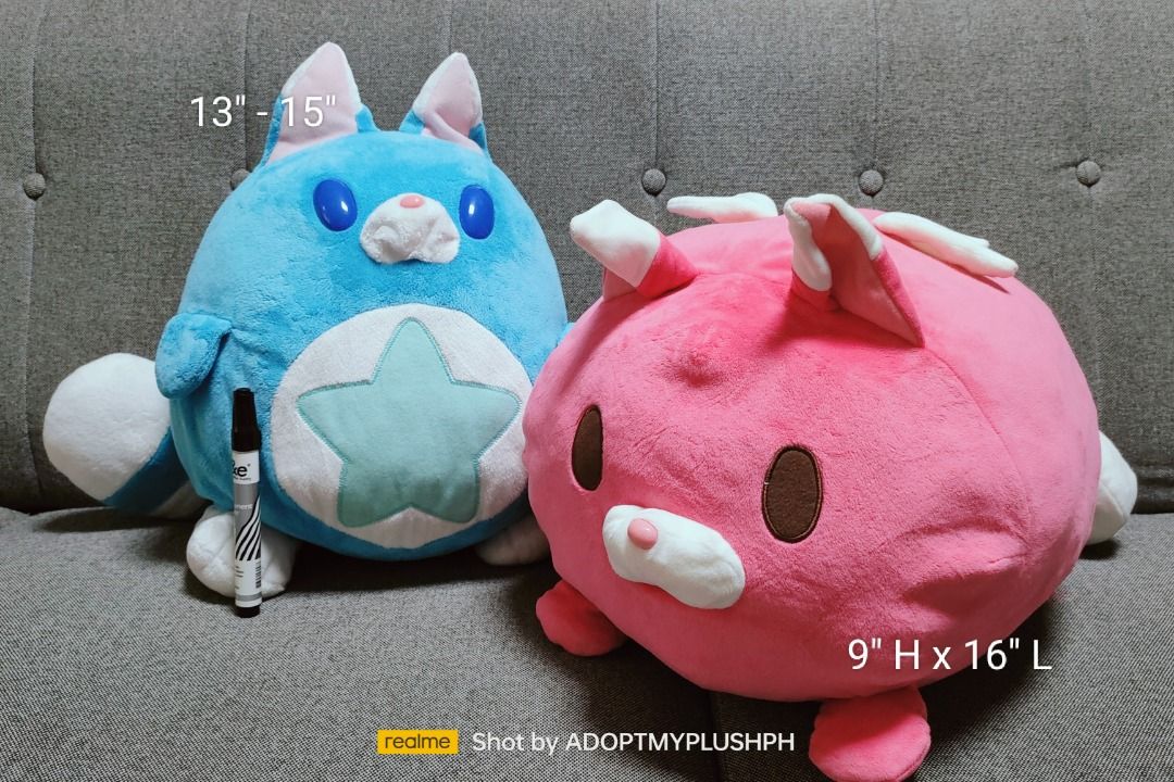 [2] Shironeko Project plush bundle (Category: Plushies & Soft Toys) located in Taguig. Submitted by adopt.my.plush.ph (Listing ID 1460588209, Image 2). Description: 2 for 380.00 Shironeko Project plush toy and mochi pillow bundle. *as is, spot cleaning needed *no paper tags Hoshi Tanuki (Star Tanuki).