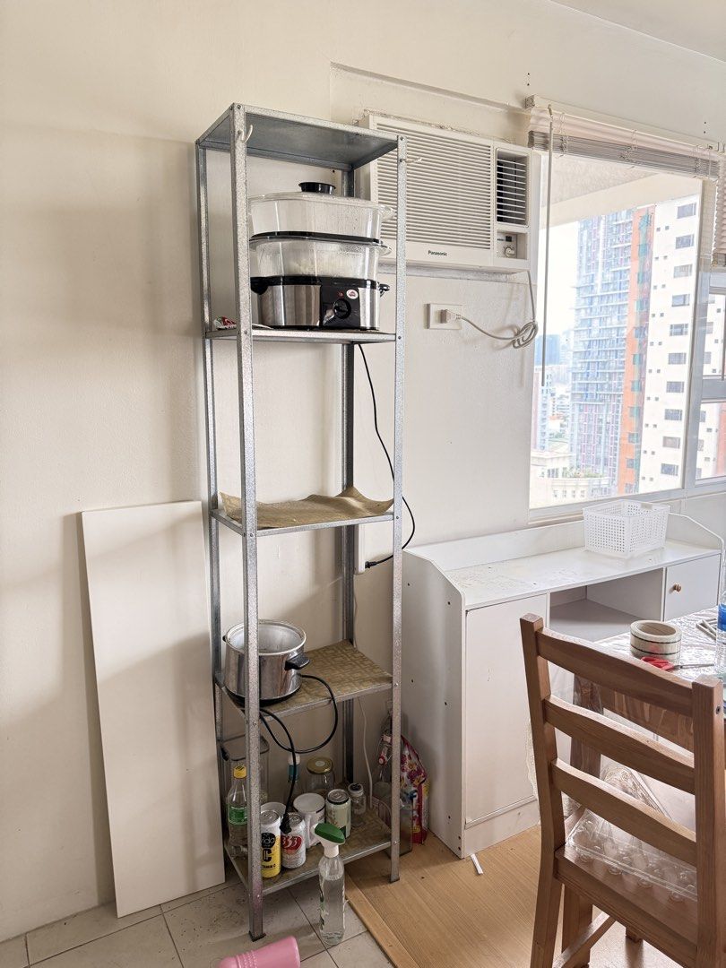 5 level stainless rack (Category: Shelves, Cabinets & Racks) located in Dinalupihan. Submitted by whitecat.dp (Listing ID 1460540129, Image 1). Description: - 5-level shelving unit - Made of durable stainless steel - Ideal for kitchen or general storage - Sturdy construction.
