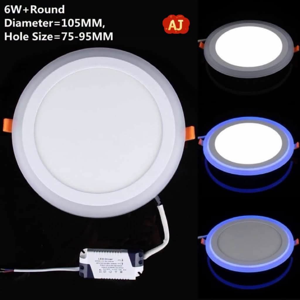 6W Round LED Downlight Panel Light 105mm Diameter (Category: Lighting) located in Manila. Submitted by chaionlineshop (Listing ID 1460534999, Image 2). Description: - Bright 6W LED Downlight - Diameter: 105mm - Cutout Size: 70mm - Thickness: 10mm (Slim Design) - Versatile: Can be used as a panel light - Ideal for ceiling installations - Comes with LED driver - Energy efficient lighting solution.