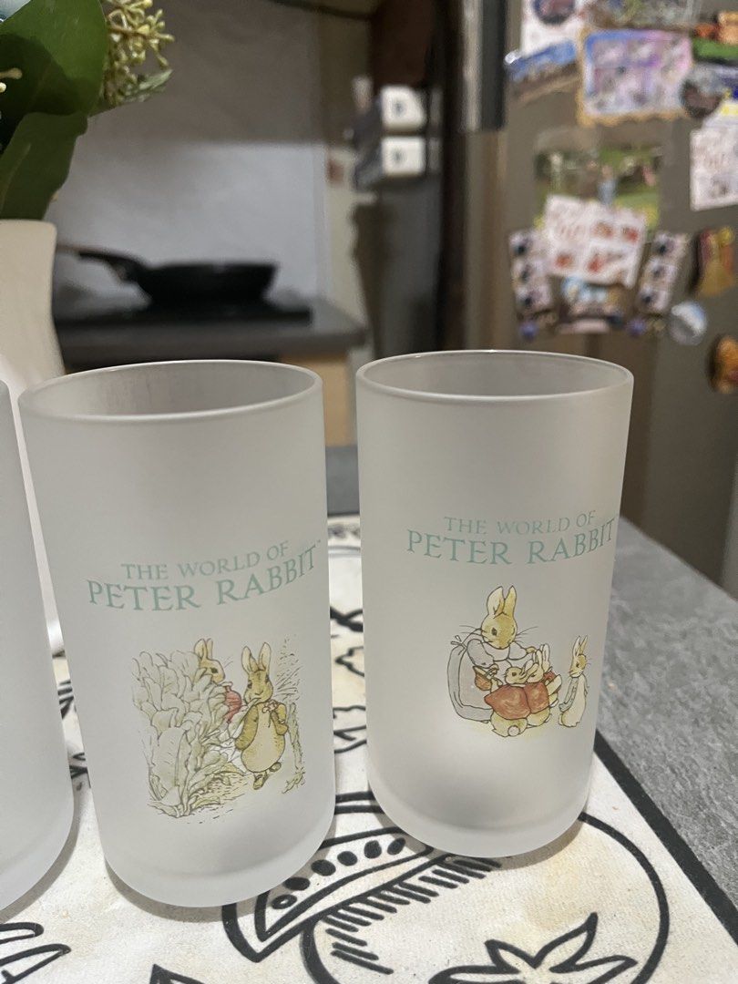 🐰 Peter Rabbit Glasses Set – ₱399 (Category: Dinnerware & Cutlery) located in Caloocan City. Submitted by happypenguin-808164 (Listing ID 1460518156, Image 2). Description: Peter Rabbit Drinking Glasses – Set of 5 🐰 ✨ Like New Condition 🥛 Set of 5 glasses 📦 No original box 💰 ₱399 for the complete set Beautiful Peter Rabbit designs on each glass. Great for everyday use, gifting, or collectors. All 5 glasses are in like-new condition. 📍 Locat