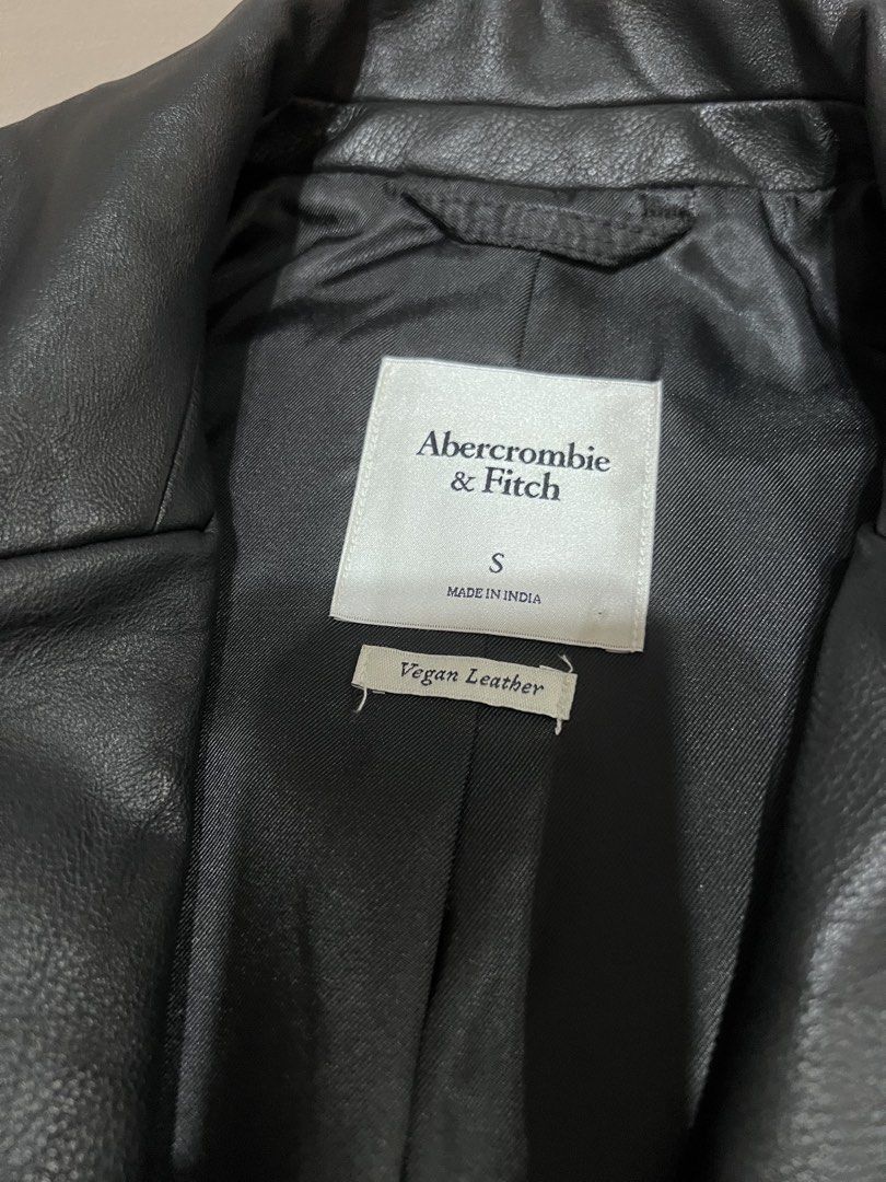 Abercrombie and Fitch Leather Jacket (Category: Coats, Jackets and Outerwear) located in Quezon City. Submitted by jinnysells (Listing ID 1460685327, Image 2). Description: Never been used Bought last year January (US).