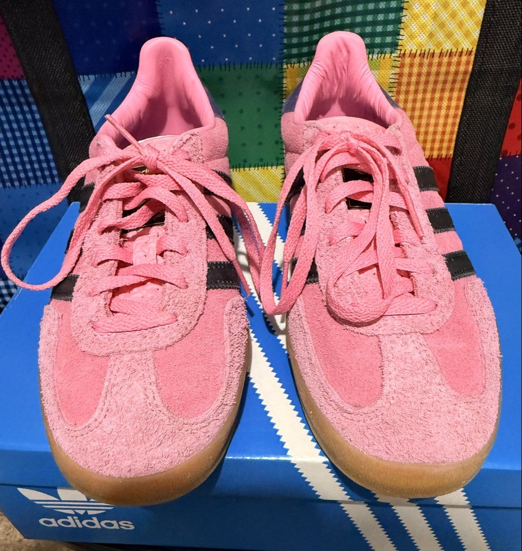 Adidas Gazelle indoor (Category: Sneakers) located in Quezon City. Submitted by bgchief (Listing ID 1460574531, Image 2). Description: Selling my wife’s kicks that was used once only. Buyer shoulders delivery and booking via grab or lalamove Payment through BDO or GCash No COD All original! No to fakes!.