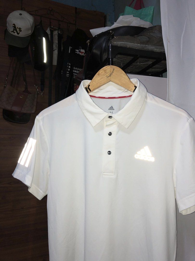 ADIDAS GOLF DRI FIT POLO (Category: Activewear) located in Manila. Submitted by triptothrift7 (Listing ID 1460674451, Image 2). Description: pm me for fast transaction! AD1DA$ POLO SHIRT DRI FIT for only 680 size medium width 20 x 25 length need wash only no issue authentic legit excellent condition color rate 9/10 authentic legit mode of payment gcash or bank transfer location Biñan laguna.