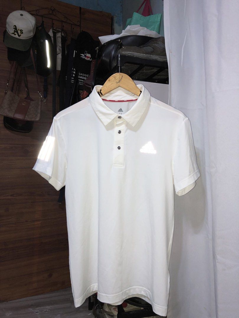 ADIDAS GOLF DRI FIT POLO (Category: Activewear) located in Manila. Submitted by triptothrift7 (Listing ID 1460674451, Image 1). Description: pm me for fast transaction! AD1DA$ POLO SHIRT DRI FIT for only 680 size medium width 20 x 25 length need wash only no issue authentic legit excellent condition color rate 9/10 authentic legit mode of payment gcash or bank transfer location Biñan laguna.