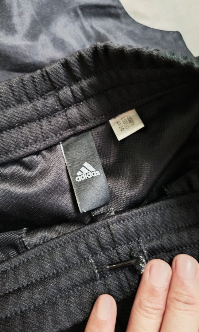 Adidas jogging pants small w/ side zippers (Category: Coats, Jackets and Outerwear) located in Pasay City. Submitted by khim1202ma07307 (Listing ID 1460539493, Image 3). Description: .