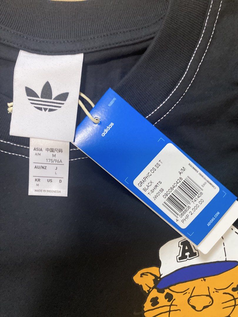 ADIDAS Originals Tee (Category: Tshirts & Polo Shirts ) located in Pasig City. Submitted by hogthevision12 (Listing ID 1460602921, Image 3). Description: -brandnew -with plastic and tags -size M labeled -dm for more photos .