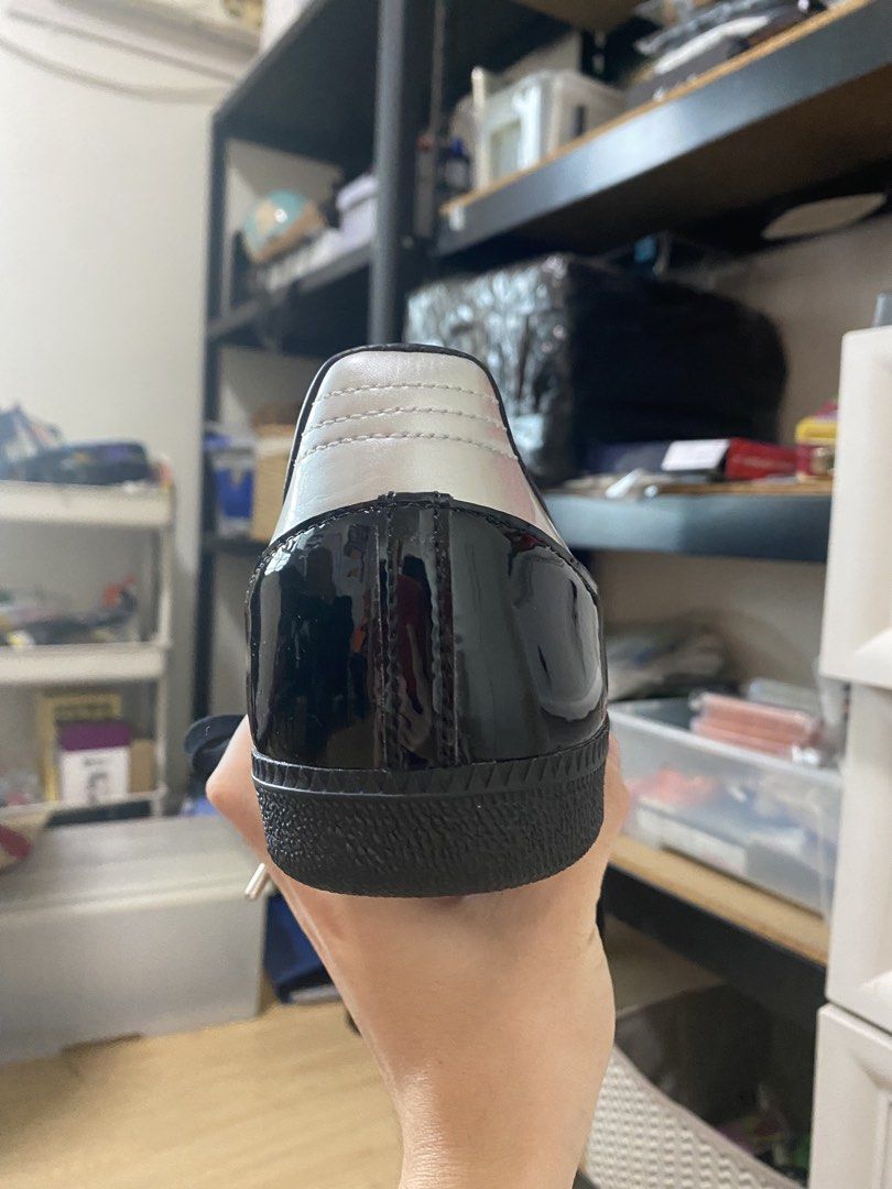 Adidas Samba “atmos Tuxedo” (Category: Sneakers) located in Pasig City. Submitted by hogthevision12 (Listing ID 1460607500, Image 3). Description: -us 10.5 -brandnew / complete -JPN bought (exclusive) -dm for more photos / details .