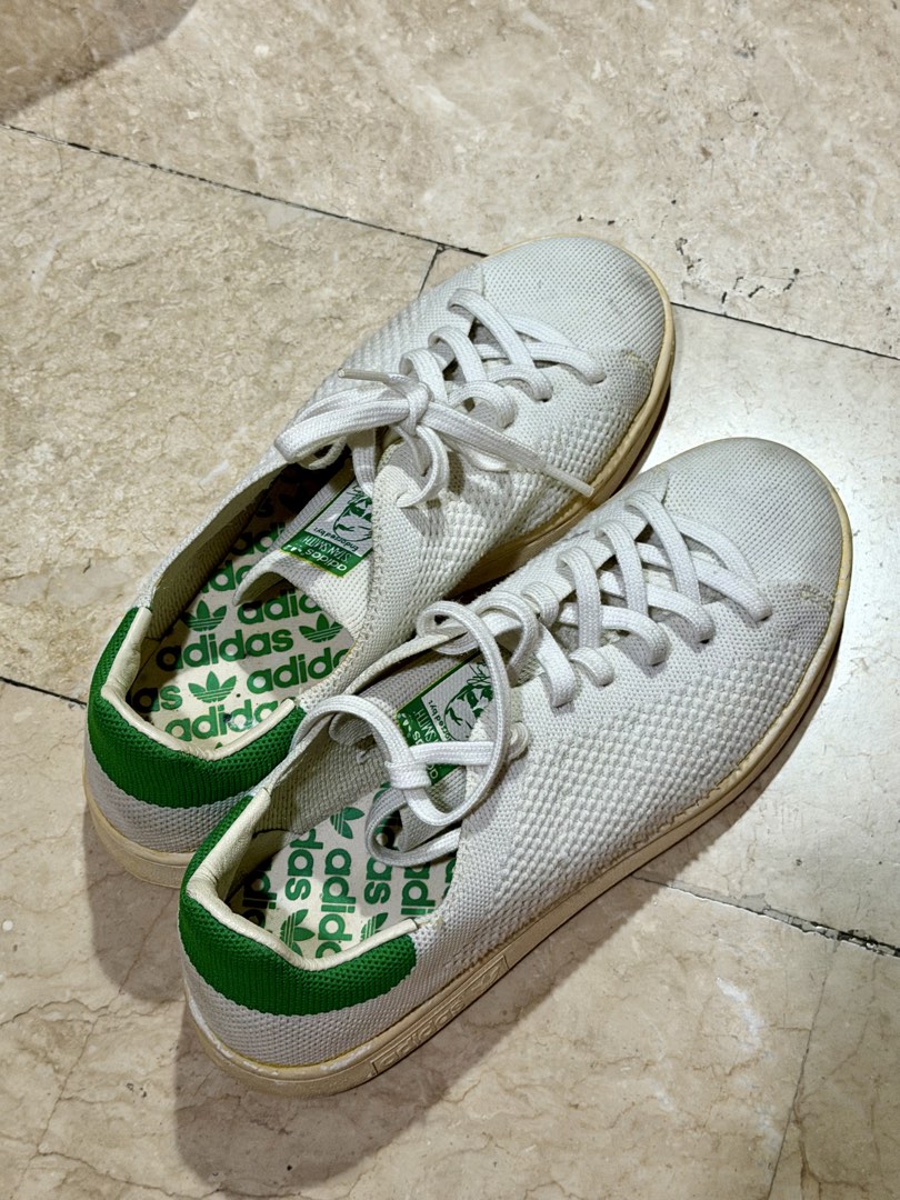 Adidas Stan Smith Prime Knit (Category: Casual Shoes) located in Manila. Submitted by dlwlrma_08 (Listing ID 1460677039, Image 2). Description: - US 5 1/2 MEN - US 7 WOMENS - no physical defects, just needs cleaning (outer and inner).