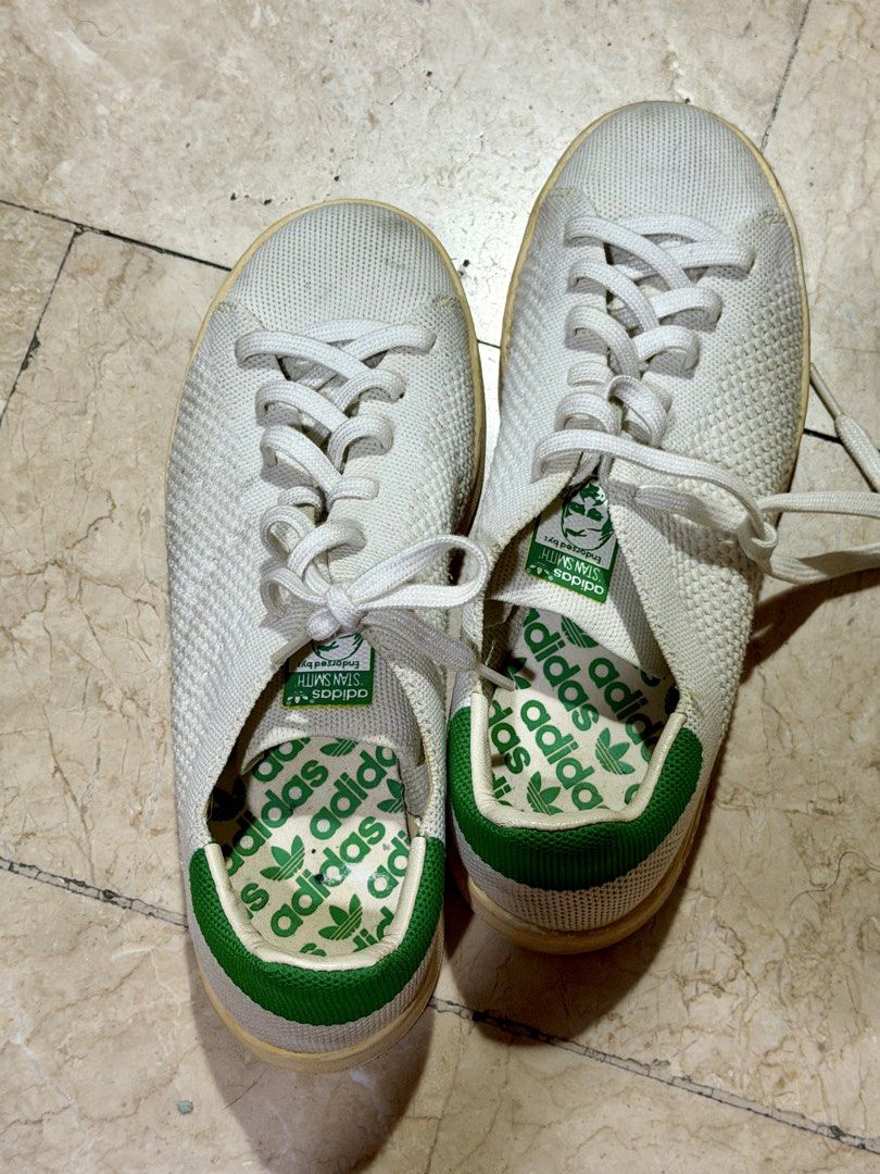 Adidas Stan Smith Prime Knit (Category: Casual Shoes) located in Manila. Submitted by dlwlrma_08 (Listing ID 1460677039, Image 3). Description: - US 5 1/2 MEN - US 7 WOMENS - no physical defects, just needs cleaning (outer and inner).
