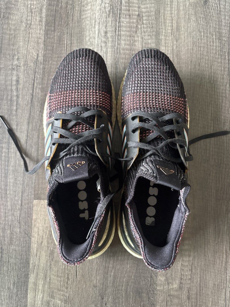 Adidas Ultraboost 19 Multicolor Static (Category: Sneakers) located in Mandaluyong City. Submitted by jlg23 (Listing ID 1460525512, Image 3). Description: No box Negotiable Peeling on logo on tongue.