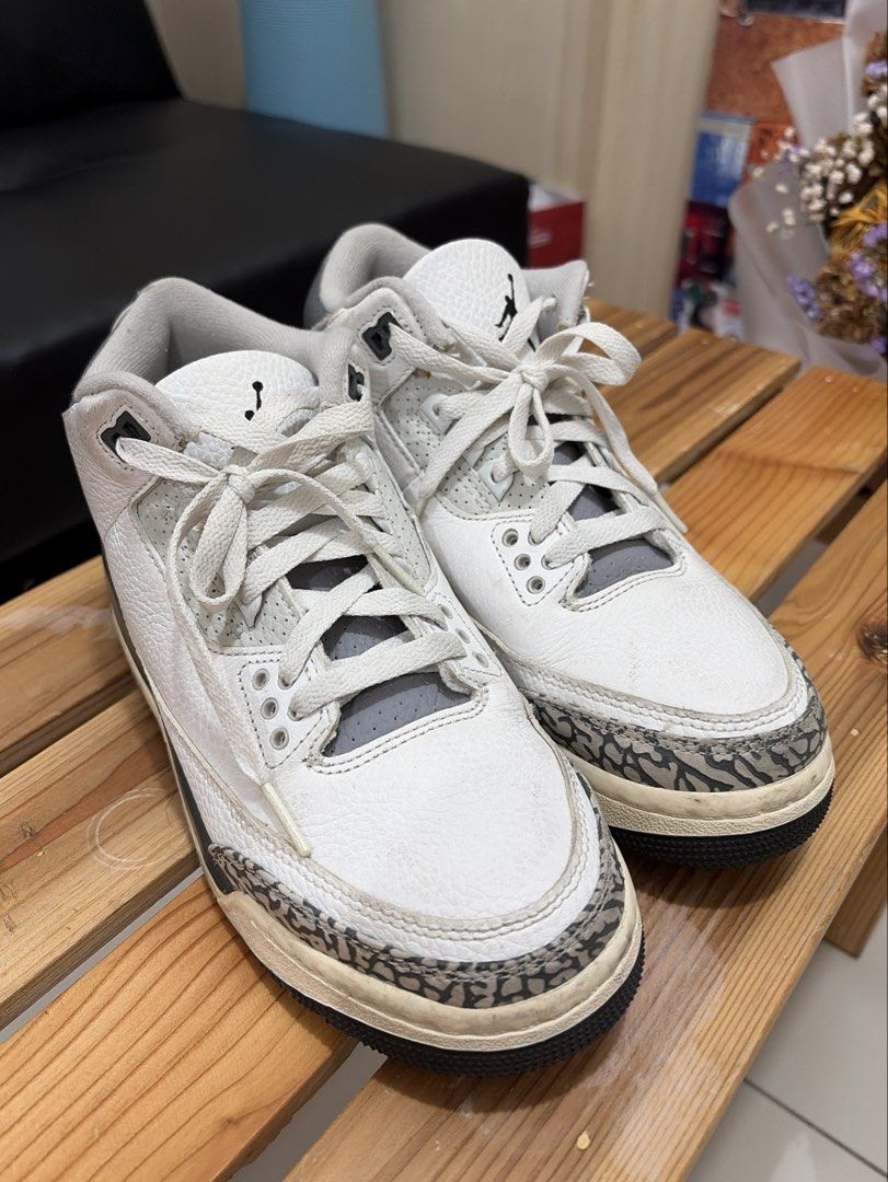 Air Jordan 3 Retro Hide n Sneak (Category: Sneakers & Footwear) located in Paranaque City. Submitted by gensclosettt (Listing ID 1460664787, Image 1). Description: Authentic, bought at footlocker in 2023 Fits size 6-6.5 us womens, 5 us mens Still in good condition No box.