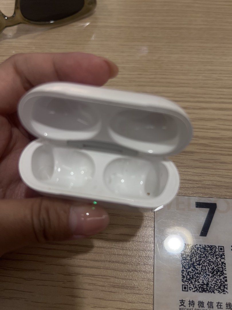 Airpods pro 2 type c version case only (Category: Wearables & Smart Watches) located in Marikina City. Submitted by teoswoodcraft (Listing ID 1460571428, Image 3). Description: No box No cable No issue 100% fully functional 100% original.