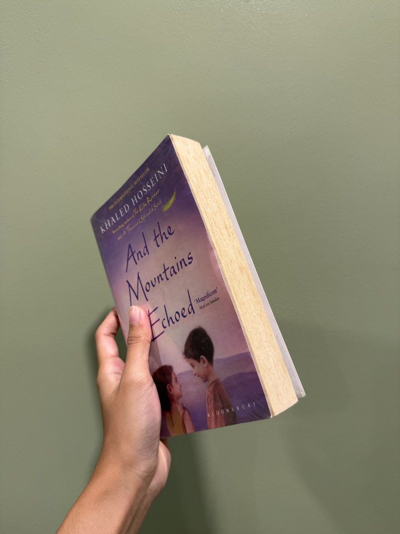 And the Mountains Echoed by Khaled Hosseini (Category: Storybooks) located in Manila. Submitted by yonderingheights (Listing ID 1460705946, Image 2). Description: - International bestseller by Khaled Hosseini - From the bestselling author of The Kite Runner and A Thousand Splendid Suns - Published by Bloomsbury - Pages are clean and intact - Spine is firm - Perfect for fans of literary fiction.