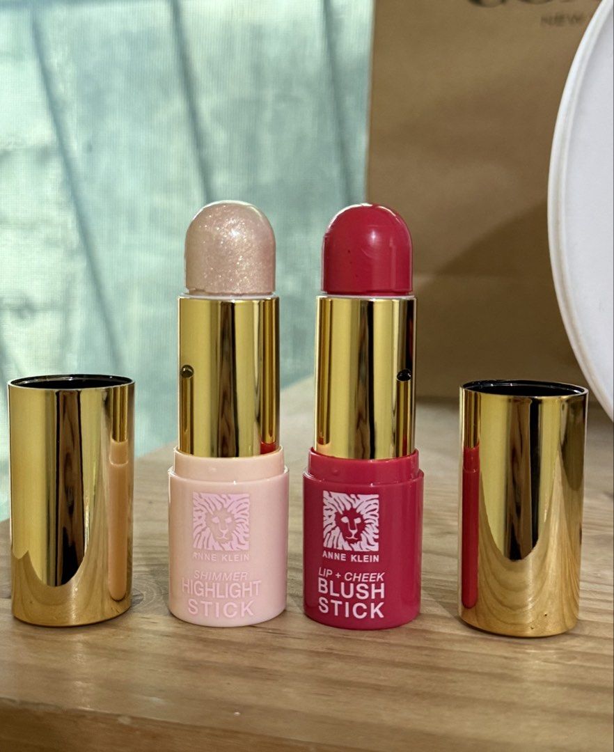 anne klein blush and highlighter set (Category: Makeup) located in Balagtas. Submitted by lianne.lib (Listing ID 1460528441, Image 2). Description: -no box -authentic -blush stick is new and unswatched -highlighter is only swatched.
