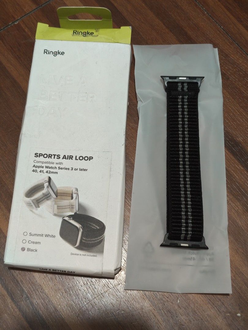 Apple watch strap 40 41 42 mm orig (Category: Wearables & Smart Watches) located in Quezon City. Submitted by xperialumia (Listing ID 1460614656, Image 2). Description: original strap air loop.