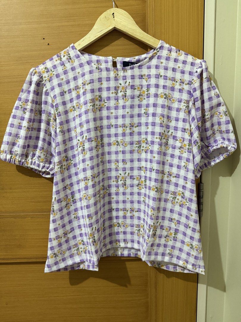 Aster purple blouse (Category: Blouses) located in Taguig. Submitted by happy.viascloset (Listing ID 1460703004, Image 1). Description: .