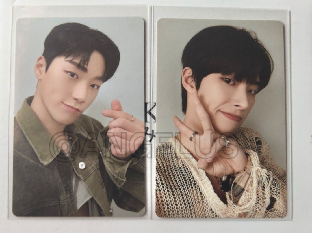 ATEEZ San & Mingi Photocards (Category: K-Wave Merchandise) located in Calamba. Submitted by angelustei (Listing ID 1460578699, Image 1). Description: - Official ATEEZ photocards from the Golden Hour album - Price is negotiable - Ideal for ATINY collectors - ₱200 per photocard, ₱380 for the set mode of payment: - gcash mode of delivery: - lalamove.