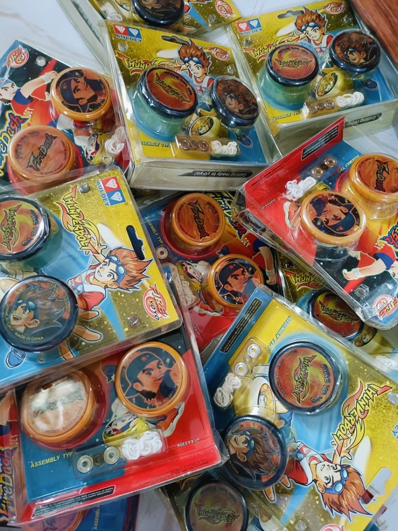 Auldey Thunderbolt Yo-yo Fire Yo-yo Dragon Flame (Category: Action & Battle Toys) located in Famy. Submitted by bujoystyle16 (Listing ID 1460521952, Image 1). Description: - Brand new Auldey Thunderbolt yo-yos available. - Featuring designs like Fire Yo-yo and Dragon Flame. - All items are in their original, unopened packaging. - Ideal for both collectors and active play. - Suitable for ages 9 and up. - Made in China..