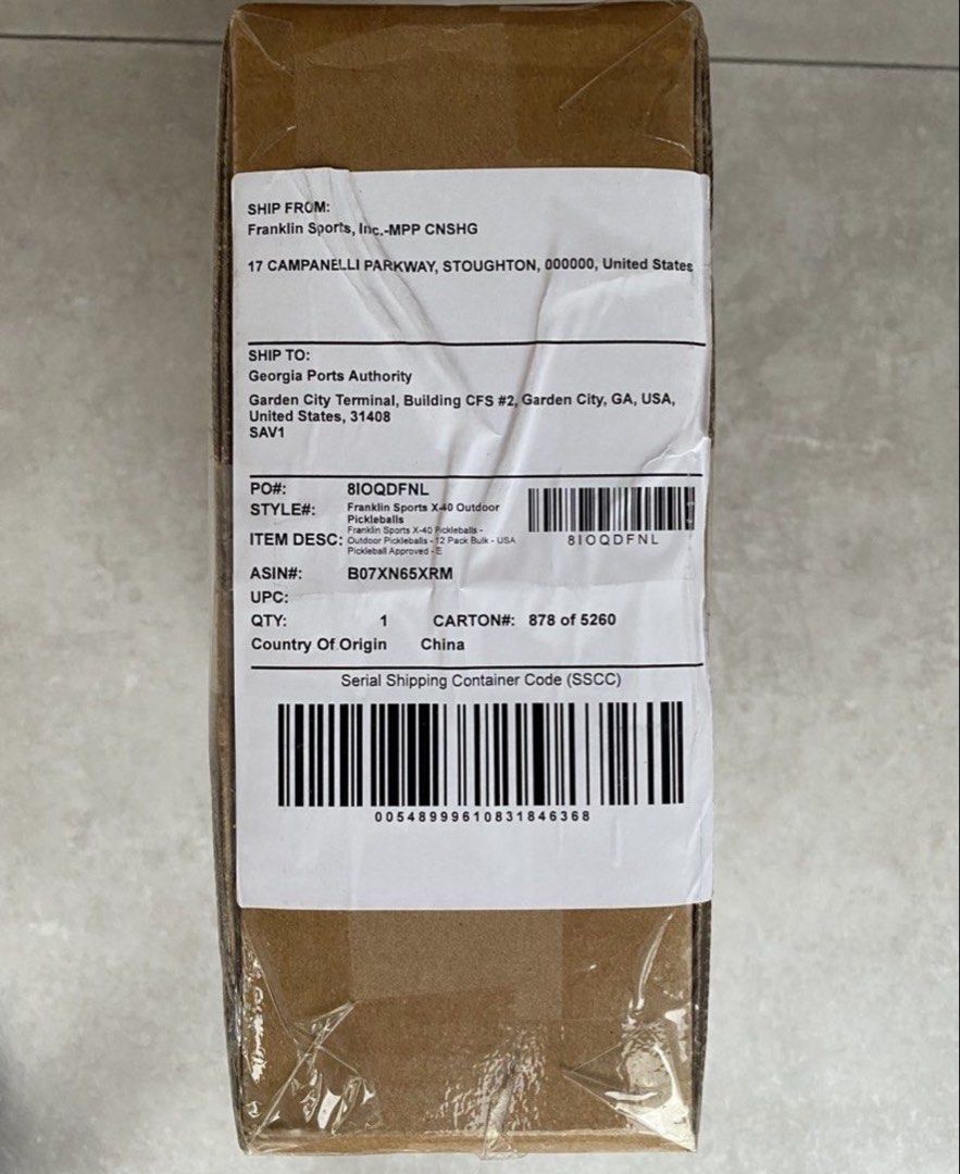 Authentic Franklin X40 Pickleball Balls (Category: Other Sports Equipment and Supplies) located in Manila. Submitted by kidsatheart (Listing ID 1460674741, Image 3). Description: -Shipped from USA -Ember color .