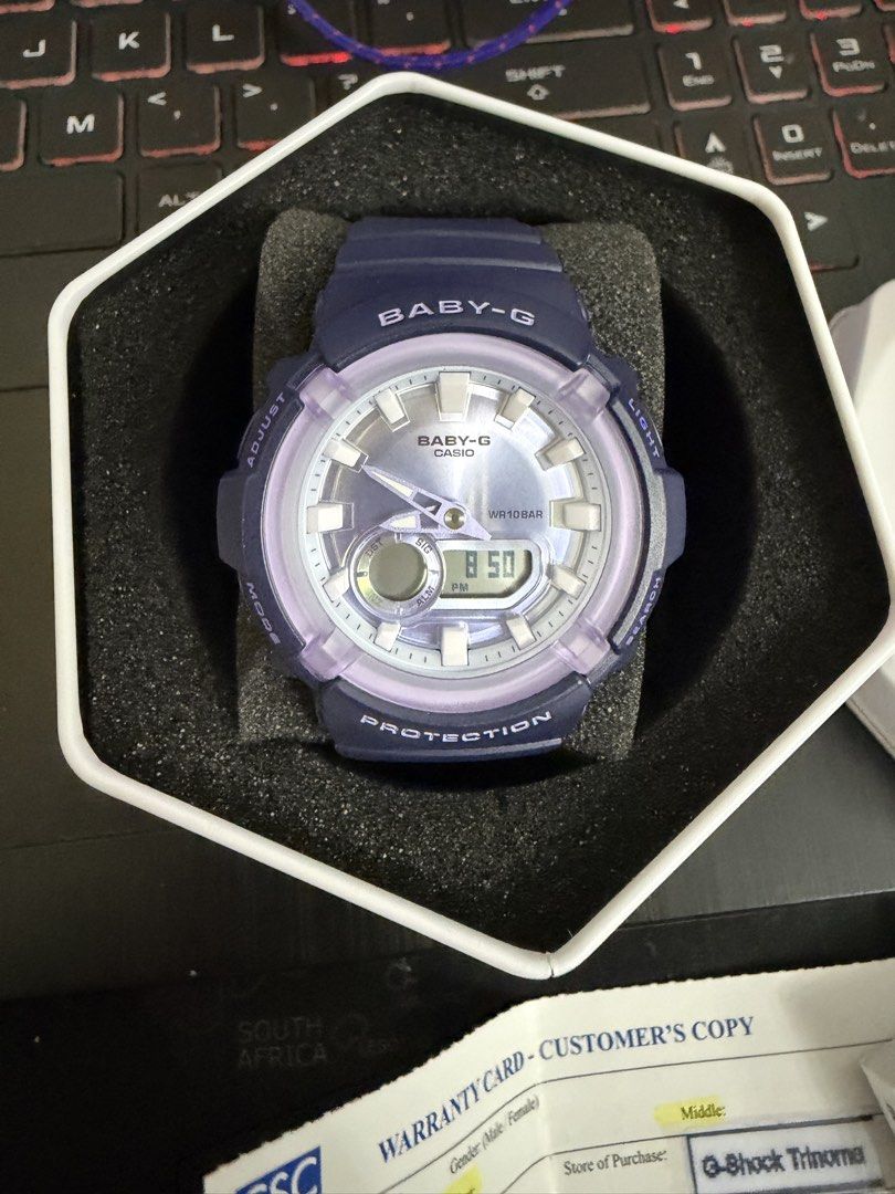 BABY-G Casio BGA-280DR (Category: Women's Watches) located in Quezon City. Submitted by justine1026 (Listing ID 1460664824, Image 2). Description: CASIO BABY-G BGA-280DR Purple NO issues NO scratches not recently purchased but never been worn got it as a gift.
