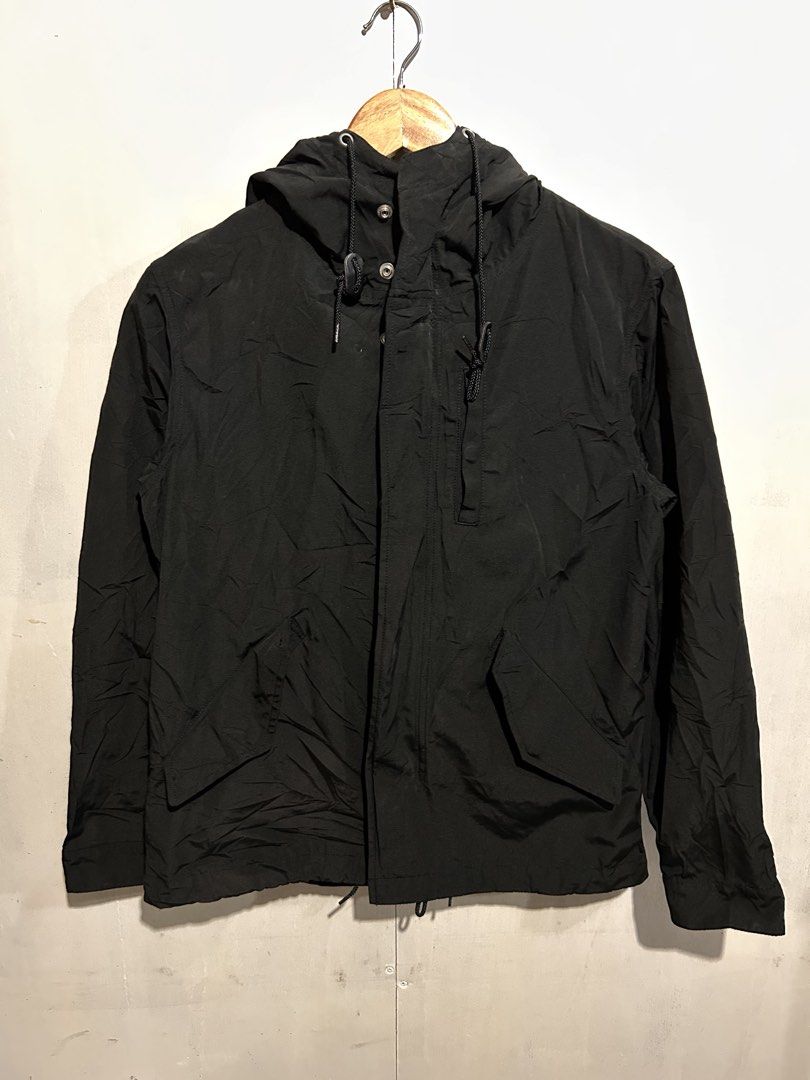 BACK NUMBER Black Hooded Jacket Medium (Category: Coats, Jackets and Outerwear) located in Tuguegarao City. Submitted by thrift_ni_boy (Listing ID 1460537134, Image 1). Description: - Brand: BACK NUMBER - Type: Hooded Jacket - Color: Black - Size: Medium (M) - Features: Drawstrings on hood and hem, two front pockets - Closure: Zipper with snap button overlay - Style: Great for layering.