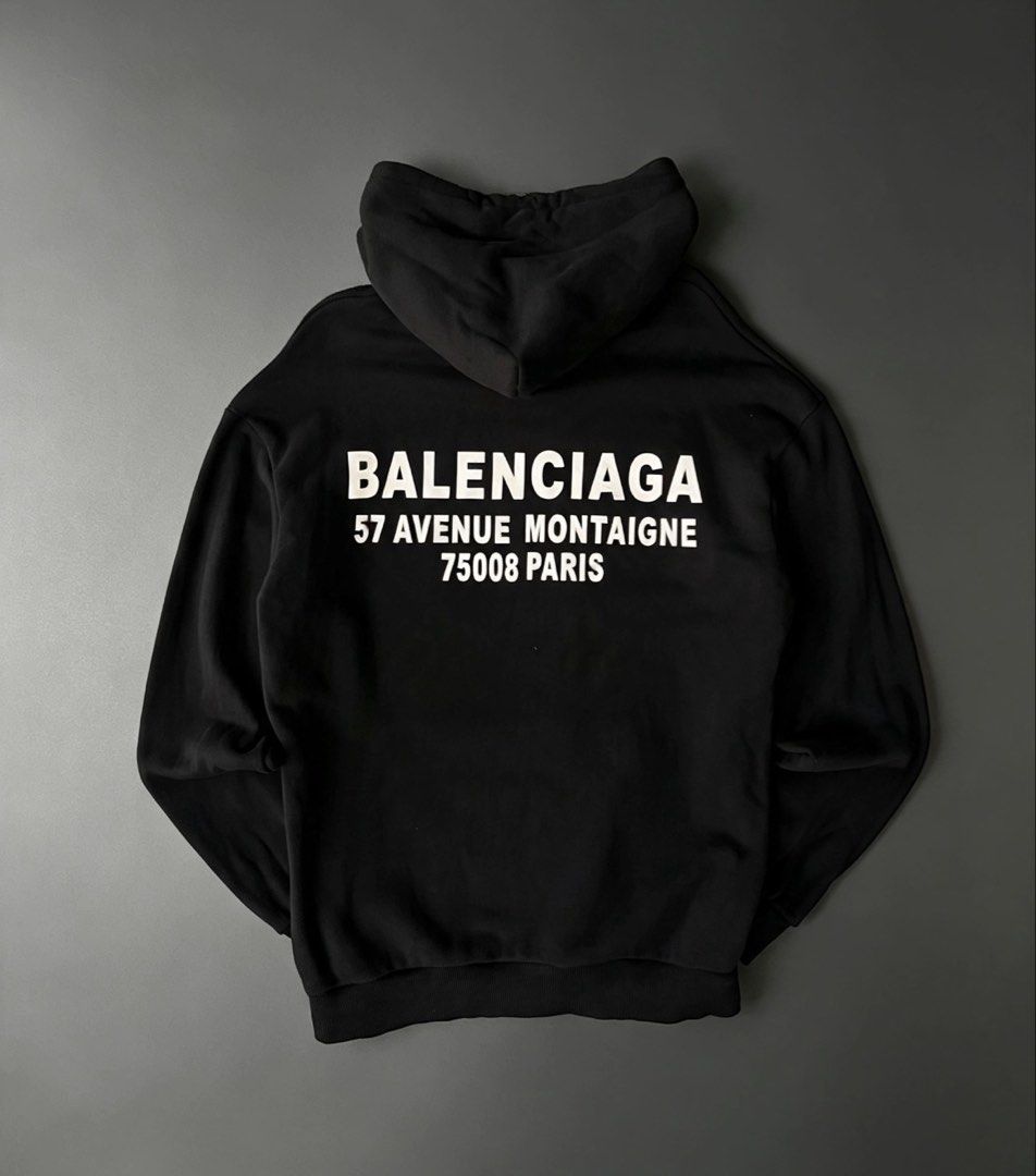 Balenciaga (Category: Hoodies) located in Manila. Submitted by lardo.599 (Listing ID 1460614310, Image 2). Description: Excellen condition No issue 10/10 color rate Dimes 21x29.